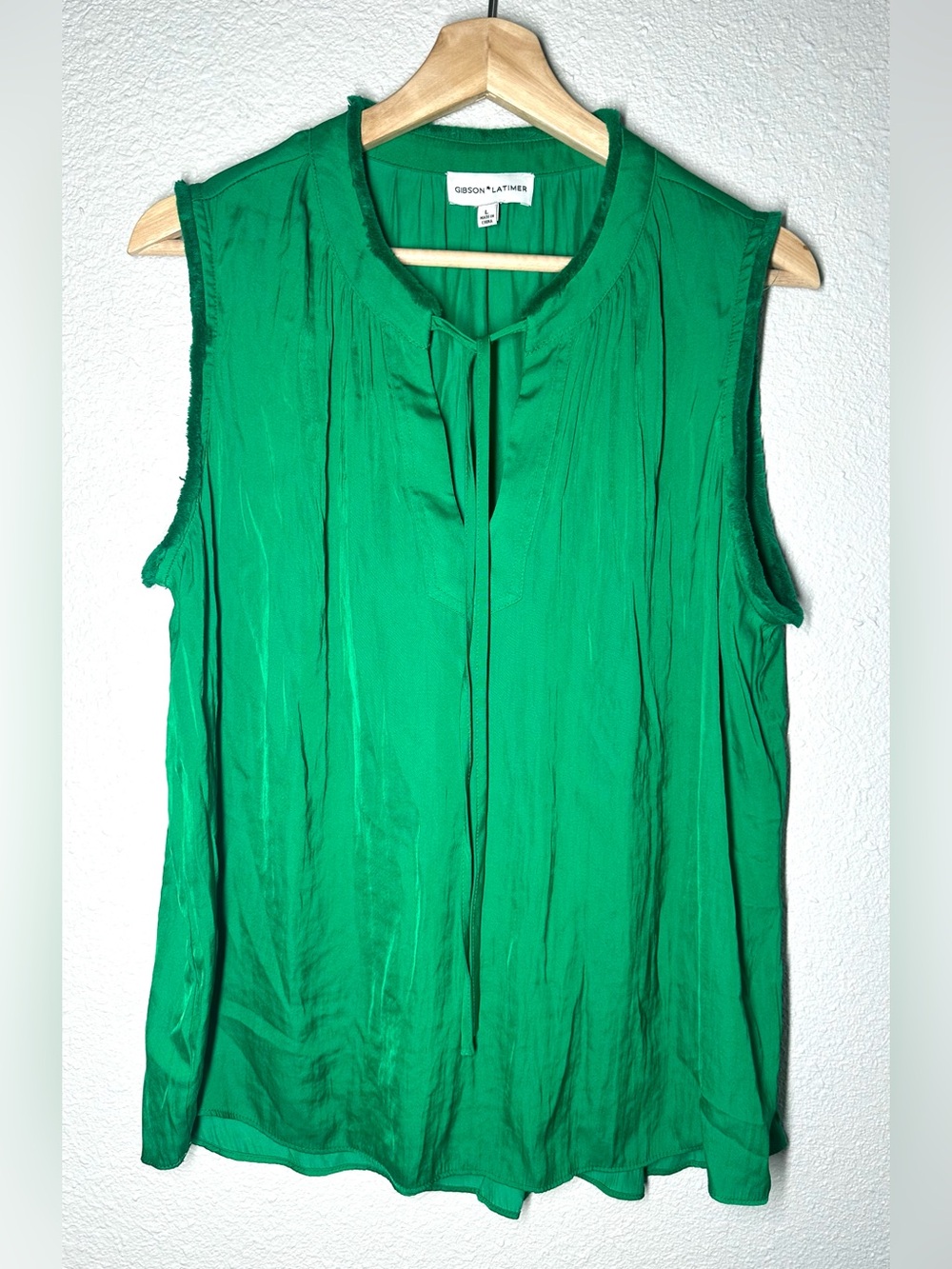 Gibson Latimer Women’s Green Tank Size Large